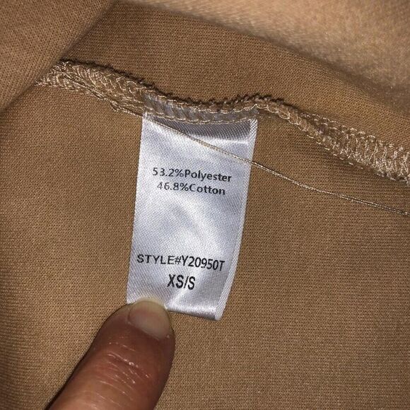 Pomander Place Tuckernuck Sz XS/S Easy Polo Sweatshirt Long Sleeve Oversized Top - Picture 5 of 12